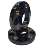 Spacer 20 mm 2tk 5x112 66.6 mm koos keere Holds M14x1.5 Black (NBA-5112-666-20-keere-M14x1.5B)