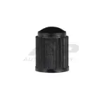 Plastik ventiilikorgid, mustad, 100tk