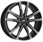 Valuvelg AEZ Montreal dark Black/poleeritud 7.5x19" 5x114.3 ET38 Keskava 71.6