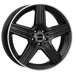 Valuvelg MAK Lewis Gloss Black peegel Ring 10x21" 5x112 ET52 Keskava 66.6