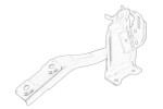 OE SUZUKI 57420-52R00 / hood hinge left fits: suzuki swift iv, swift v 1.0-1.6 10.10-