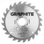 CIRCULAR SAW BLADES WITH HM TIPS 160X30MM , 24 TEETH