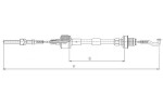 TEXTAR 58007700 / clutch cable corsa b,tigra 93- /727/
