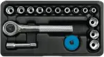 1/4'' padrunvõtmed, 4-13 mm, 16 tk komplekt