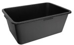 seguvann kandiline 80l käetugedega plast must 763x510x305mm