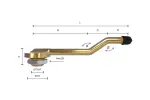 tl-ventiil veoauto/haagis tuca 19. madal. nurk 90. ava=20.5. 2-astmeline. l=94mm (48+21+25)