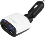 voltmeeter + 2xusb laadija 3.4a 12/24v carmotion