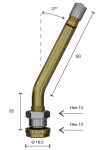 tl-ventiil veoauto. v3-24-15 (v3-20-4) ava=9.7mm. nurk 27. l=25+60mm