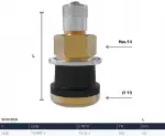 tl-ventiil veoauto. v3-21-1 / tr575. sirge. ava=15.7mm. l=29mm