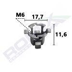 Polstritüübel (kogus pakendis: 5 tk.) sobib: IVECO DAILY I, DAILY II, DAILY III, DAILY IV, DAILY V, DAILY VI 01.78-