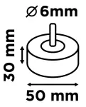 Lamelllihvija 50 x 30 x 6 mm, lk 60