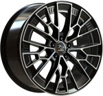 Valuvelg Fondmetal 1972 Glossy Black Machined 9x20" 5x112 ET41 Keskava 66.5