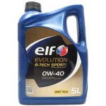 моторное масло синтетическое EVOLUTION R-tech Sport (5L) SAE 0W40 ; ACEA C3; RENAULT RN 0700; RENAULT RN 0710; RENAULT RN17 RSA