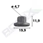 mutter plastik audi seat vw (pakend 5 tk)