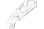 OE SEAT 5F0 806 930 / headlight reflector mounting upper panel right (upper part, metal) fits: seat leon 5f 09.12-12.19