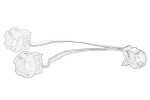 OE SEAT 5P8 945 257 / bulb socket rear right/left p21w fits: seat altea xl 1.2-2.0d 10.06-