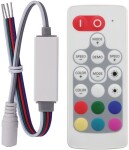 led rgb kontroller (50x15x7mm) st06fp 5-24v puldiga (87x36x8mm) ip20 kobi