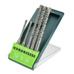 SDS plus müüritise puurikomplekt 5 частей - 5, 6 x 110 mm + 8, 10, 12 x 160 mm