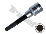 12-tähikotsik xzn m14 100mm pikk 1/2" padrunis triumf
