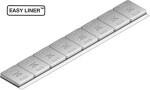 liimitav tasakaal 2.8mm. karp.50x40g.(8x5g) fe. õhuke. tsingitud (trax st)