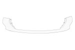 OE RENAULT 62 38 631 40R / grille trim (for painting) suitable for: renault master iv 06.24-