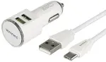 Зарядка комплект 12/24v зарядное устройство/usb-c кабель для зарядки usb 2x3.4a wayme