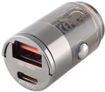 Прикуриватель Быстрое зарядное устройство nano usb/usb-c pd max 30w. 12v/24v wayme