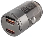 Прикуриватель Быстрое зарядное устройство nano 2x usb-c pd max 30w. 12v/24v wayme