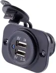 usb laadija 2 pesaga 12/24v 3.1a süvistatav carmotion