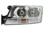 ZKW 640.01.000.05 / headlight left (2*h7/h21w/led/py21w, manual, without motor, daytime running light function, interior color: chrome plated, turn signal color: transparent) fits: man tgx i 06.06-09.21