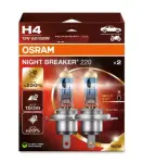 OSRAM H4 Prožektorpirn 12V 60/55W  +220%
