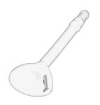 OE PEUGEOT 6438Z6 / windshield washer nozzle front (black) fits: citroen c5 iii 02.08-
