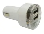 12/24V USB laadija sigaretisüütajast 2 x USB, 2.1mA