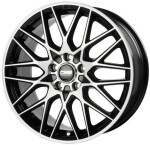 Литой диск CMS C25 Diamond черный Gloss 9x20" 5x112 ET57 центральное отверстие 66.6