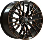 Литой диск Fondmetal 1972 черный Clearcoat матовый Bronze Machined 9x21" 5x112 ET38 центральное отверстие 66.6