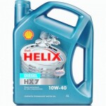 Poolsünteetiline õli SHELL 10W-40 HELIX diisel / HX7 4L