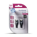LED (блистер упаковка 1шт) W16W 12V, без homologeeringuta, T15, без Can-Busita транспортных средств Platinum, белый