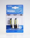 HUN 12/24V 33xLED SMD5730 BA15s WHITE 6000K CANBUS (2tk)