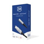 Кабель 3mk адаптер USB-C - Jack 3,5 mm