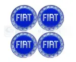 Originaaltootja embleem autologoga veljele või ilukilbile FIAT must