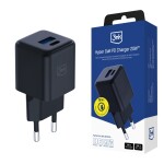 laadija 20W QC4+ PD PPS USB 1A1C BLACK EU