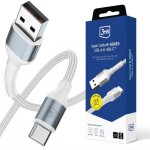 3MK-HYPER kaabel A TO C 1M 9V/2A 18 WHITE