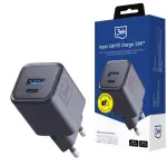 3MK-laadija GAN 33W USB-C + USB-A