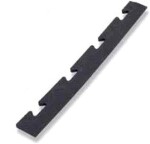 töökoja põrandakatte/põrandamooduli serv ema pvc. must 480x51x8mm artplast