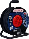 poolil pikendusjuhe plast 25.0m 3x2.5mm2 kummikattega. valmistatud in eu