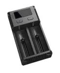 Nitecore i2 akulaadija – 2 pesa, kiire laadimine, sobib Li-ion, Ni-MH, IMR, LiFePO4 akudele