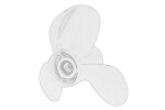 Propeller номер of blades: 3, propeller diameter in inches 2: 11,125inch, bolt pitch: 13inch; rotation direction: right
