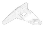 OE SEAT 6J0 821 120B / fender clip front right (plastic) fits: seat ibiza iv 6p 03.12-06.17