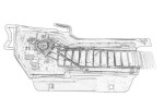 OE SKODA 6VA 949 101 / side mirror indicator left (transparent) fits: skoda fabia iv 1.0/1.5/1.6 06.21-