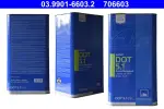 pidurivedelik DOT5.1 (5L) kuiv: 265°C, märg: 180°C, viscosity: 750mm²/sec.] - change every 3 years